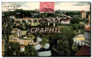 Old Postcard Luxemburg North Viaduct