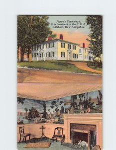 Postcard Pierce's Homestead, Hillsboro, New Hampshire