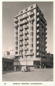 South Africa Crossley Mansions Johannesburg RPPC 05.93