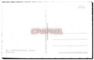 Postcard Modern Nyons Field & # 39Oliviers