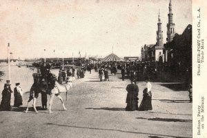 Vintage Postcard Balloon Party On The Midway Photo Sub-Post Card L.A. Trade Mark