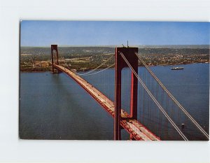 Postcard The Verrazano-Narrows Bridge, New York