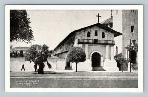 San Francisco CA, Mission Dolores, Chrome California Postcard 
