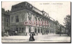 Old Postcard Chambery Museum Library Library