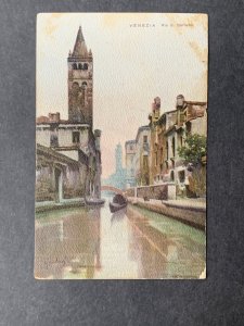 Venezia Rio S. Barnaba Italy Litho Postcard H1357083248