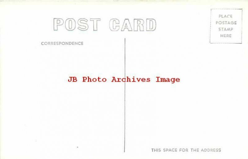 MT, Fort Peck, Montana, RPPC, Fort Peck Dam, Power House, Photo