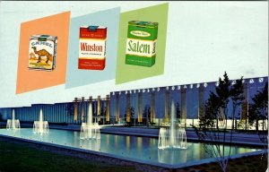 Advert Reynolds Tobacco Whitaker Park Winston-Salem 1969 to Ephrata Postcard T20