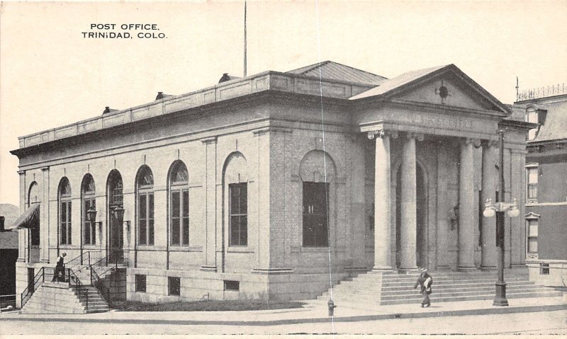 J59/ Trindad Colorado Postcard c1910 U.S. Post Office Building 105