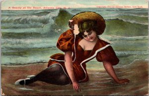 New Jersek Atlantic City A Beauty On The Beach 1912