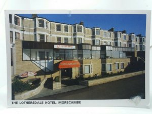 The Lothersdale Hotel 320 Marine Rd Morecambe Lancs Postcard