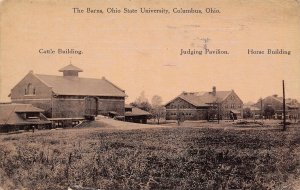 The Barns Ohio State University Columbus Ohio 1913 postcard