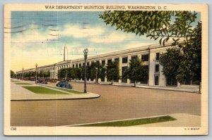 1942  War Department Munition Building     Washington DC   Postcard