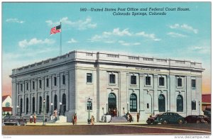 United States Post Office And Federal Court House, COLORADO SPRINGS, Colorado...