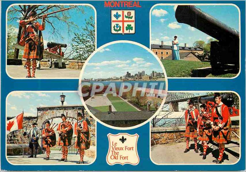 Modern Postcard Montreal Quebec Army Folklore