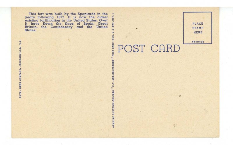 FL - St. Augustine. Castillo de San Marcos & Matanzas Bay