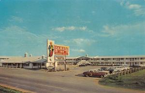 Tucumcari New Mexico Ramada Inn Birdseye View Highway 66 Vintage Postcard K24609