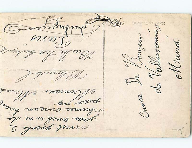 c1910 rppc PRETTY WOMAN LOOKING AT EASTER CHICKS AND CHICKEN HM1296