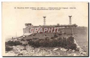 Old Postcard Massif Du Mont Aigoual L & # 39Observatoire From I & # 39Aigoual...