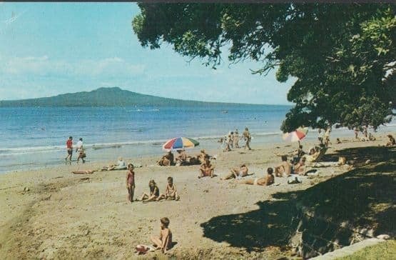 Takapuna Beach Northland New Zealand Postcard