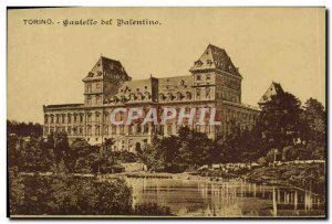 Old Postcard Castello del Valentino Torino