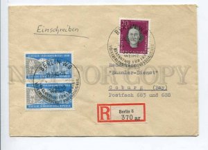 421593 EAST GERMANY GDR 1960 year youth consecrate registered Berlin  COVER