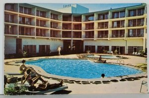 Hilo Hawaii Orchid Hotel Pool Postcard K17