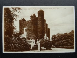 Isle of Man GREEBA CASTLE The Late Sir & Lady Hall Caine - Old RP Postcard