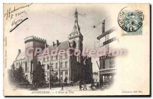 Postcard Old Angouleme The Hotel de Ville