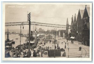 c1930's Tyskebryggen Bergen Norway Vintage Unposted RPPC Photo Postcard