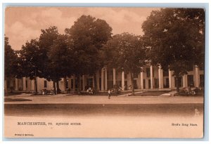 Manchester Vermont VT RPPC Photo Postcard Old Equinox Scene c1905's Tuck Antique