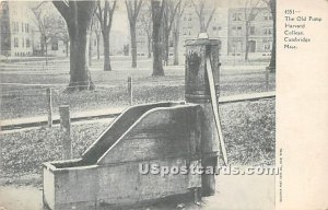 The Old Pump at Harvard College Cambridge, MA