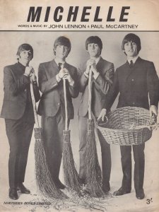 The Beatles Michelle Northern Songs Sheet Music