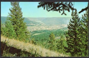 British Columbia ~ Panoramic View of WILLIAMS LAKE - Chrome 1950s-1970s