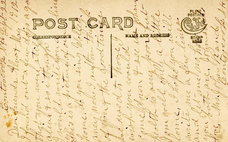 NH - Contoocook. The Rand Home, 1912.   RPPC