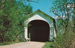 Forsythe Mill Covered Bridge near Moscow, Rush County IN, Indiana