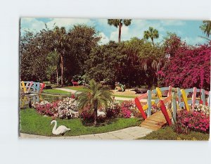 Postcard Fantasy Valley in Florida's Cypress Gardens USA