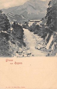 Ragaz Austria Scenic View Gruss aus Vintage Postcard AA68948