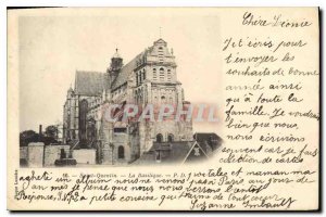 Postcard Old Saint Quentin Basilica