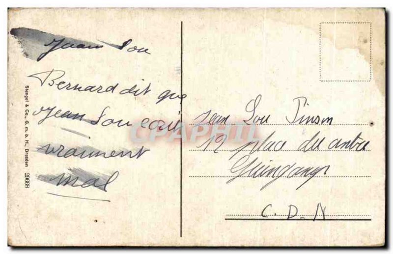 Postcard Old Dresden Bildnis of Morette Holbein