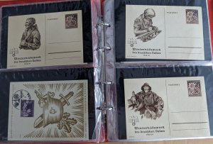 3rd Reich Germany Propaganda 64 Card Lot Group Collection 110454