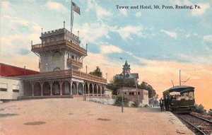 Tower and Hotel, Mt. Penn Reading, Pennsylvania PA