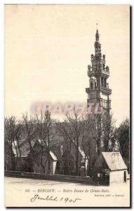 Old Postcard Roscoff Notre Dame de Batz Croaz