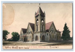 C. 1900-10 M.E. Church Whittier, Cal. Postcard F145E