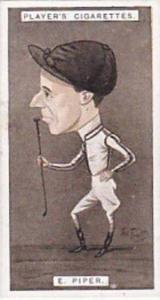 Player Vintage Cigarette Card Racing Caricatures 1925 No 29 E Piper