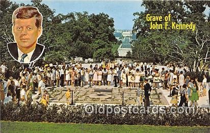 Grave of John F Kennedy Arlington, VA, USA Unused 