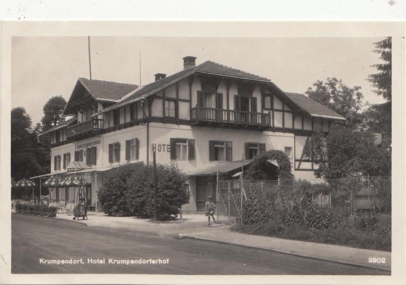 B78824 Austria Carinthia krumpendorf Hotel 1929 front/back image