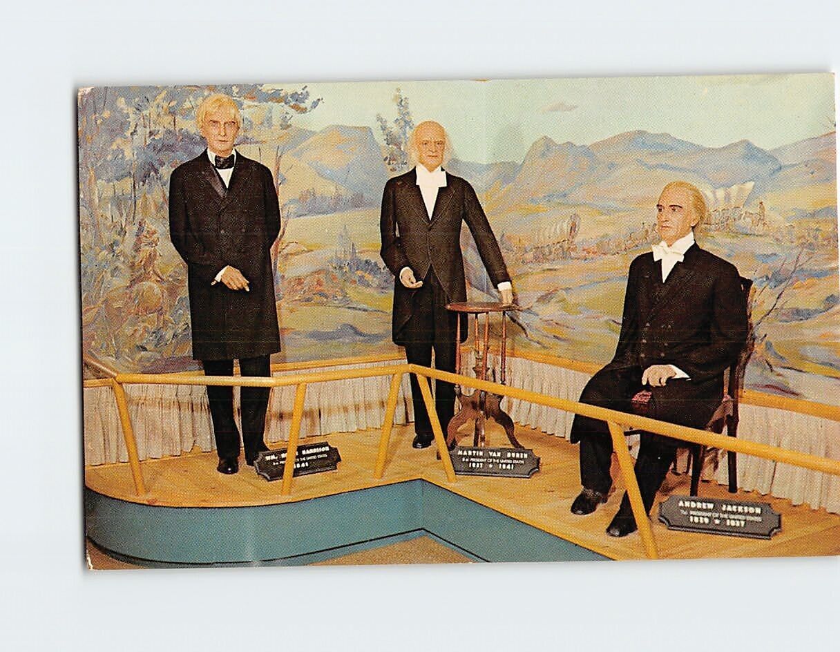 Postcard Scene of Presidents, Hall Of Presidents, Gettysburg