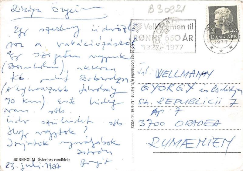 B30921 Bronholm Osterlars rundkirke denmark