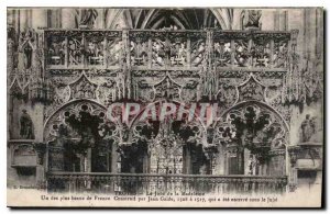 CARTE Postale Old Troyes Jube the Madeleine one of the most beautiful in Fran...