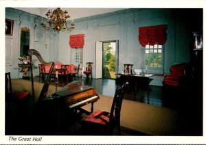 Virginia Westmoreland County Stratford Hall Home Of The Lees The Great Hall
